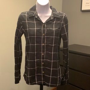 EUC SO denim button down shirt